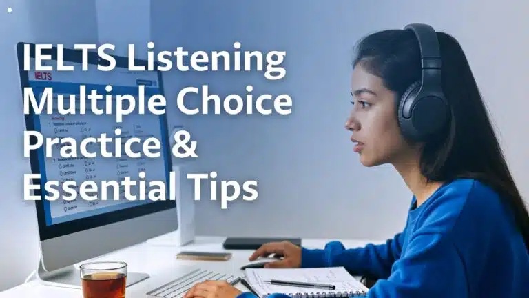 IELTS Listening Multiple Choice