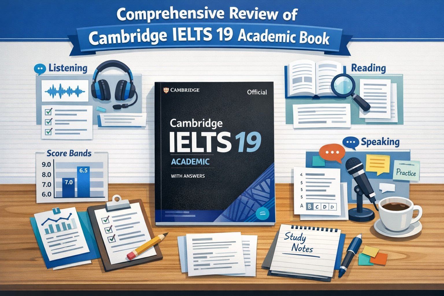 Comprehensive Review of Cambridge IELTS 19 Academic Book